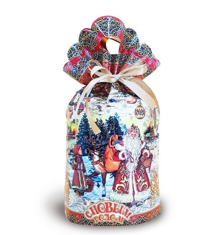 сладкий новогодний подарок Под. Мешочек Берестяной (М1000С9045)