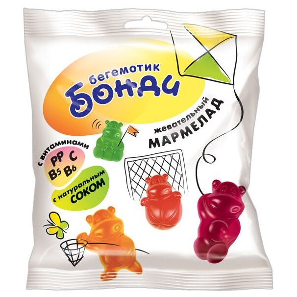 Мармелад Бегемотик БОНДИ, 30 гр.